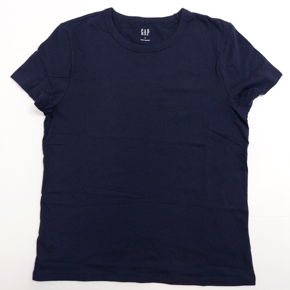 GAP Tops - NWT GAP Favorite Crewneck T-Shirt Navy Blue Size S Basics